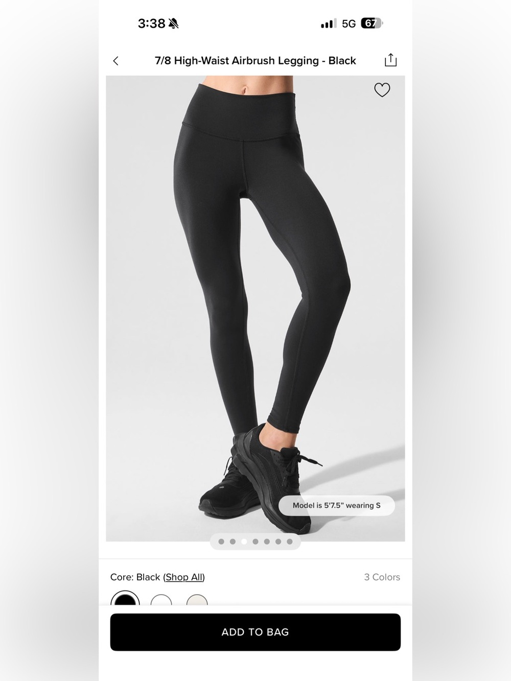 Alo airlift 7/8 leggings